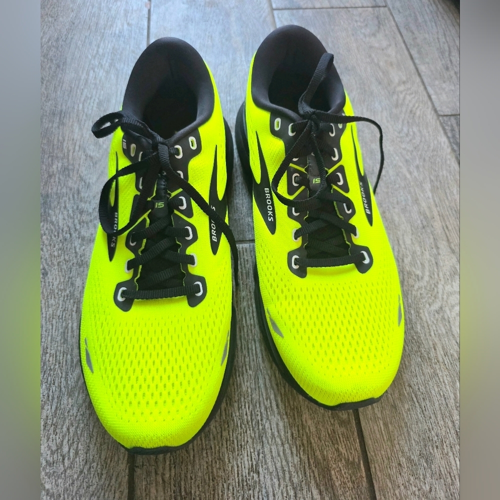 Brooks Neon Yellow Running Shoes